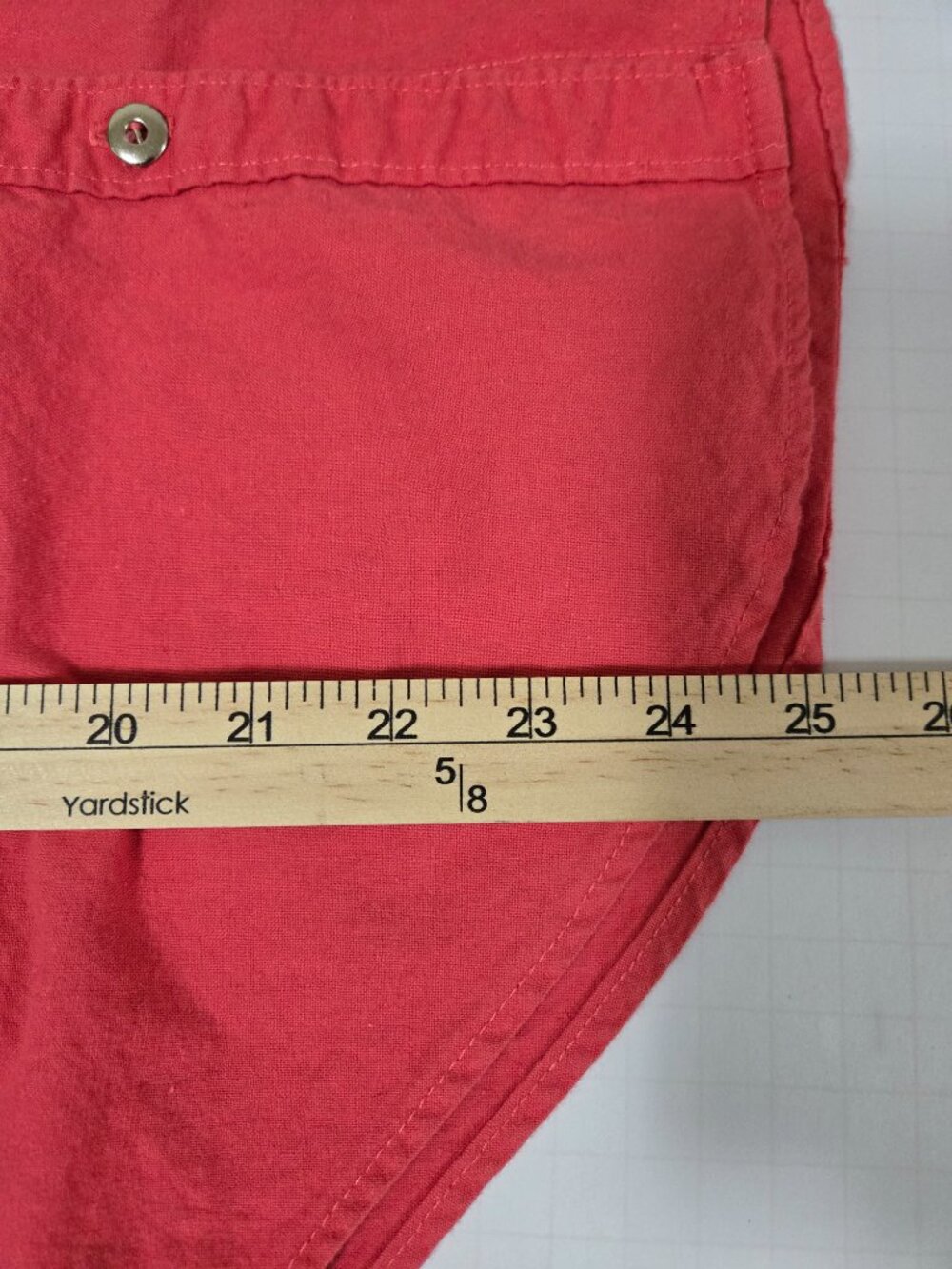 Panhandle Slim Men's Medium Western Snap Shirt Red Made USA Vintage - Picture 9 of 9